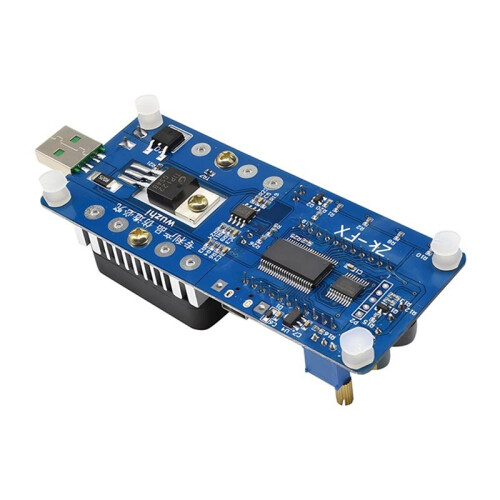 FX35 5A 35W Digital Battery Capacity Tester Constant Current Electronic Load USB Power Tester Adjustable Resistors 1