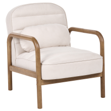Armchair AGGER Fabric Light Beige