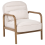 Beliani Armchair AGGER Fabric Light Beige 1