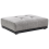 Beliani Ottoman TORPO Fabric Grey/ Black 1