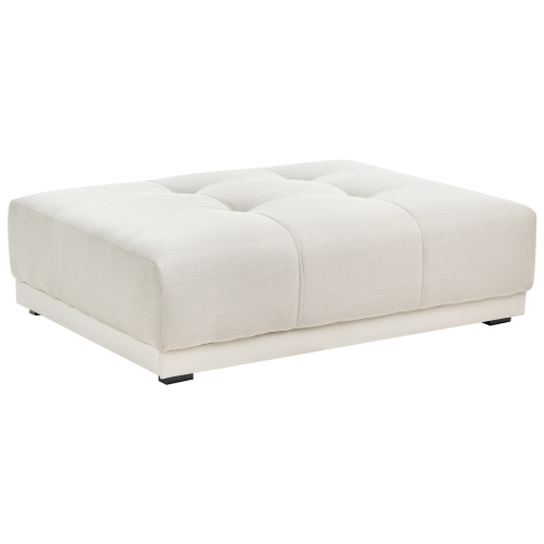 Beliani Ottoman TORPO Fabric Beige