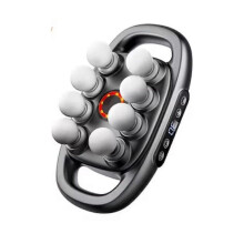 (8 head, Gray) 8 /16 Heads Fascial Massage Gun Vibration Massager Deep Tissue Massage Fascia Gun Shoulder Neck Back Muscle Massager