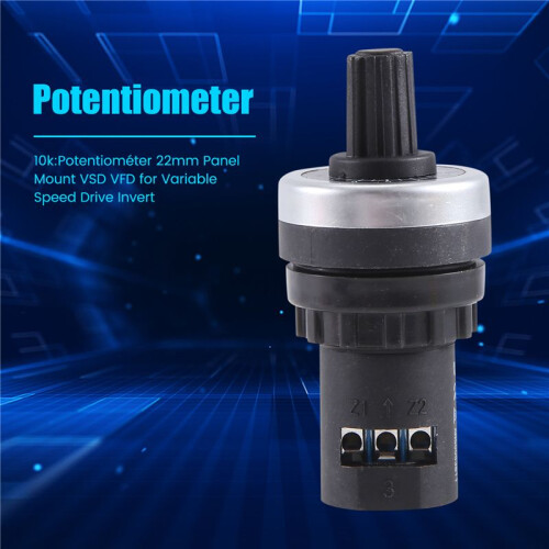 10K Potentiometer 22mm Governor VSD VFD For Variable Speed Drive Inverter new 1