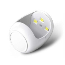 3W USB-nagellamp, mini draagbare UV-gel uithardende nageldroger, rekbaar voor persoonlijke manicure, wit