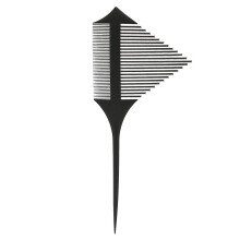 Hair Dyeing Highlighting Weaving Sectioning Tail Comb, ABS Material, Non Slip Handle, Bifurcated Double Sided Teeth