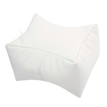 Nail Art Hand & Foot Pillow, 20x16.5x13.5cm PU Soft Arm Rest for Salon Manicure Pedicure, White
