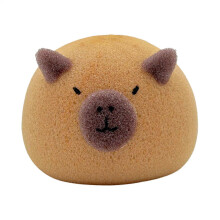 Body Shower Exfoliating Sponge, PU Sponge Cartoon Capybara Motif, for Kids Adults Facial Cleansing Bathing Cleaning