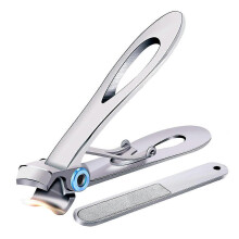 Teennagelknipper met brede bek voor extra grote, dikke nagels, roestvrij staal met vlijmscherpe messen.