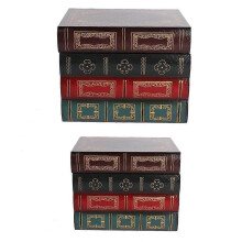 Retro Book-Shaped Storage Box for Jewelry Cosmetics Necklace Ornaments