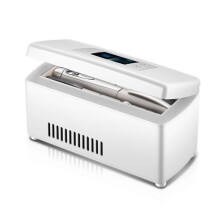 Draagbare koelbox voor medicijnen, instelbaar van 2-18 C, oplaadbare batterij, stille werking.