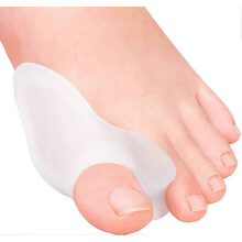 Almohadillas y protectores para juanetes, paquete de 12, silicona GelSoft, 1/2" de grosor.