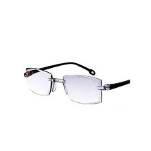 Gleitsichtbrille mit Blaulichtfilter bei Alterssichtigkeit, Schwarz, Kratzfest