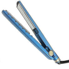 Prostownica do włosów Nano Titanium 1 1/4 cala, profesjonalna, temperatura 450F, niebieska