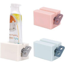 Tuben-Zahnpasta-Quetscher für Cremes und Schäume, robustes ABS-Material mit mattiertem Griff