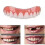 Adjustable Dentures Upper Lower Jaw Natural Comfortable Teeth for Missing Broken Stained Teeth Realistic Look Feel 1
