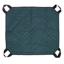 Sábana de transferencia para pacientes con 4 asas, almohadilla deslizante de posicionamiento, impermeable y lavable, de nailon.