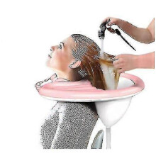 Aufblasbares Shampoo-Becken/Haarwaschschale für Waschbecken, tragbares, faltbares Design für die häusliche Haarpflege