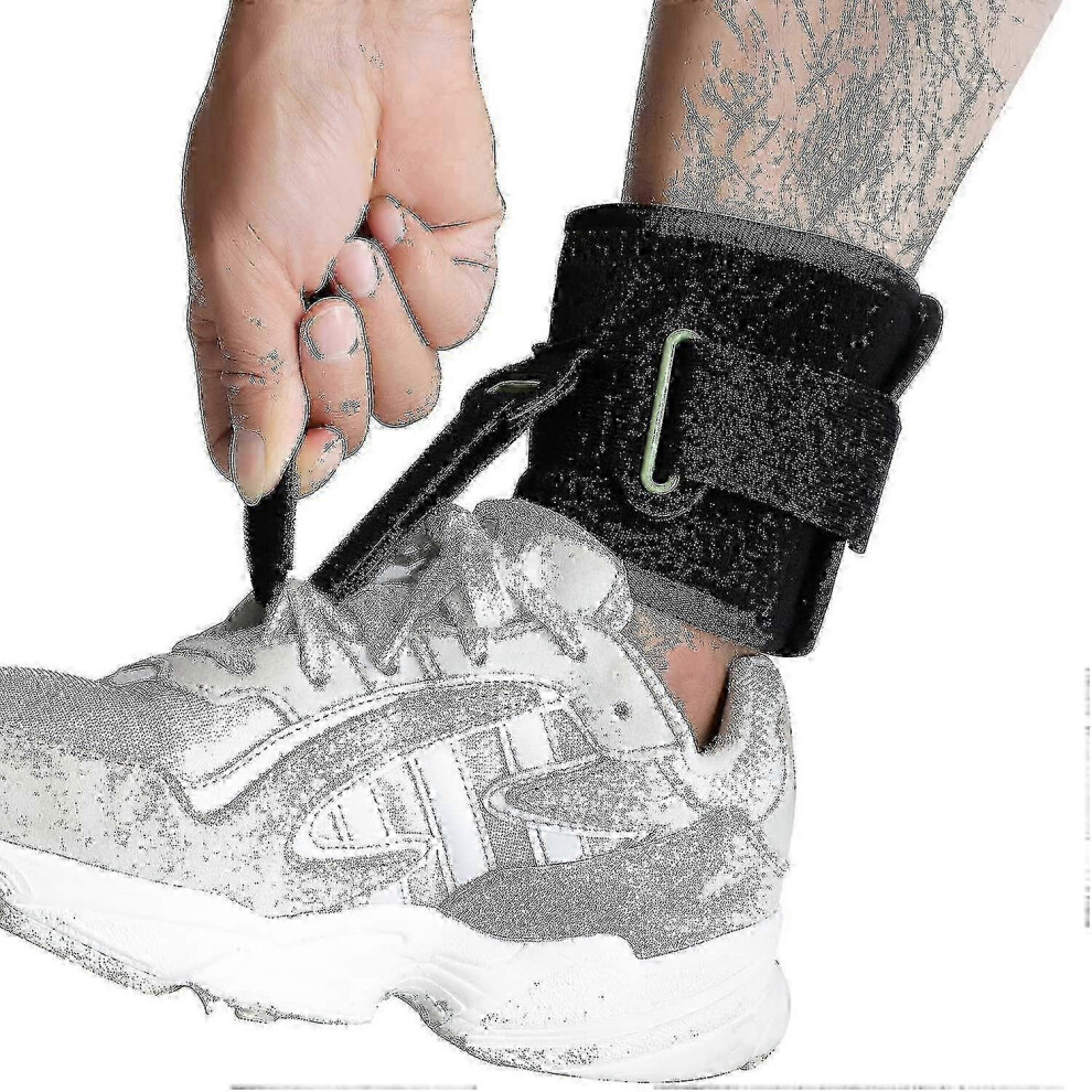 Adjustable Drop Foot Brace Orthosis Ankle Support for Walking Gait Improvement, Unisex