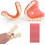 DIY Denture Kit for Top and Bottom Teeth, Natural Looking Temporary Replacement 1