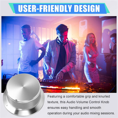 Solid Knurled Knob Potentiometer Volume Tone Audio Volume Control Knob Potentiometer Audio Power Amplifier Knob 1