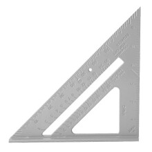 Triangle Ruler 7 Inch Aluminum Alloy 45 90 Degree Laser Engraved Scales Woodworking Measuring Tool