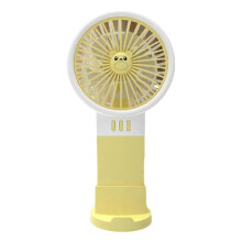 Ventilatore da scrivania personale piccolo portatile leggero silenzioso con supporto telefono, vari colori, alimentato da 2 batterie AA