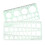 Circle Stencil 2Pcs Transparent Plastic Ruler for Drawing, Drafting and Measurement 1