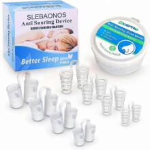 Nasal Dilator for Snoring Relief with Soft Silicone and Travel Case