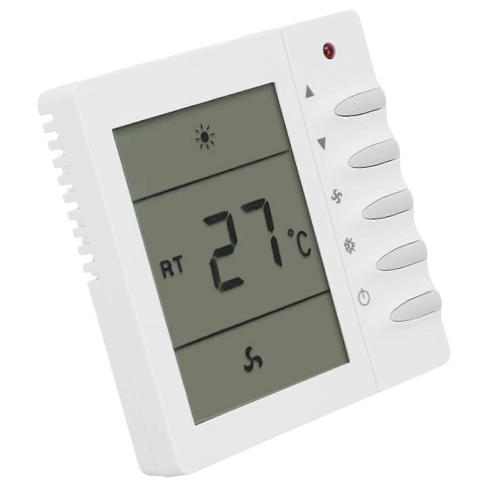 Thermostat Ac220v Central Air Conditioning Fan Lcd Display Temperature Control Pc+Abs 198G 6933168158310