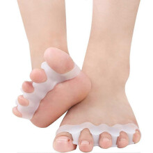 Teenspreiders voor kinderen, 2 paar, zachte gel, corrector voor hallux valgus (bunion) en verlichting van hamertenenpijn.