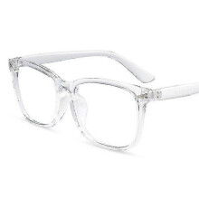 Lunettes pour ordinateur avec filtre lumière bleue, protection UV et anti-reflets, verres clairs, blanches, unisexes