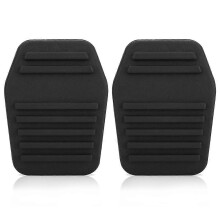 Copripedale in gomma per frizione, 2 pezzi, neri, 63*47 mm, compatibili con Ford Transit MK6 MK7 2000-2014