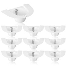 Urine Collection Hats 10 Pcs 800cc Leakproof Reusable with Pour Spout Scale