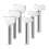 Toothpaste Squeezer, Stainless Steel Tube Squeezer for Cosmetics, 6 Pack 1