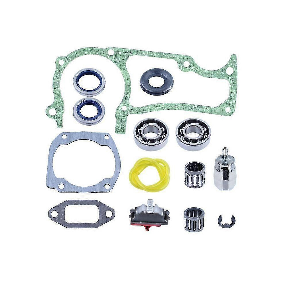Crankshaft Sealed Bearings Gaskets Compatible With Husqvarna 362 365 371 372 372Xp Chainsaw, Replacement Parts 6933168165844