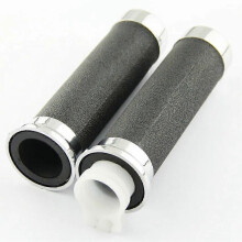 Motorcycle Hand Grip, Dark Gray, 2 Pieces, compatible with Yamaha XVS1100 XVS11A XVZ1300 XV1600 4NK-26241-00-00