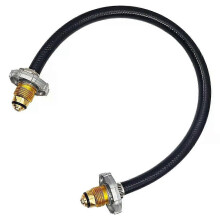 60cm Propane Cylinder Mutual Filling Bridge Hose, Copper Aluminum Stainless Steel Rubber For North America Region Outdoor Camping
