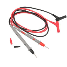 Cable de prueba, UA002 20A 1000V, pinza universal para multímetro, 104 cm de longitud con cubierta protectora completa.