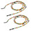 Eyeglass Chain for Anti-Slip Use, 2-Pack Assorted Color Plastic, 75cm 1