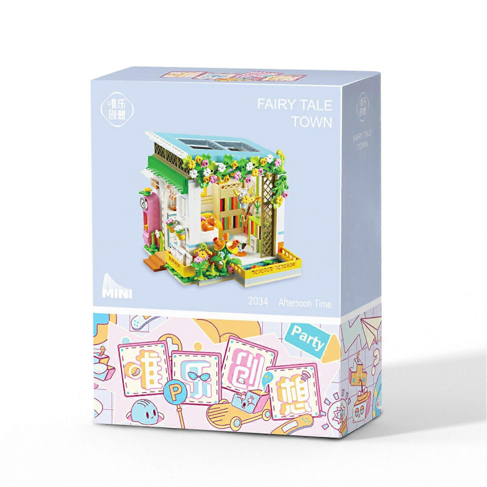 DIY Dollhouse Kit Wooden Miniature House Model for Assembly and Decoration