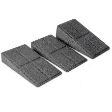Verstelbare kuitstrekplank met schuine helling voor verlichting van plantaire fasciitis en enkelpijn.