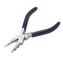 Bail Making And Looping Pliers, 6 Sizes 3-10mm Loops, Carbon Steel, Non-slip PVC Handle, for Jewelry Wire Crafting