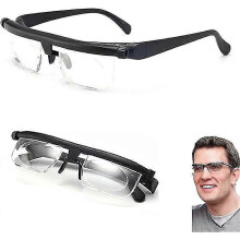 Verstellbare Lesebrille mit Drehknopf zur Einstellung der Sehstärke für Damen und Herren