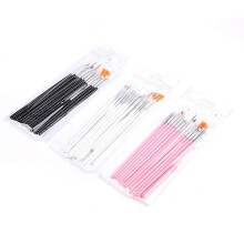 Nail Art Brushes for Painting, Manicure Carving Tools Set, Liquid Plastic Pull Gel Oil Pen, 9x25cm
