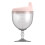 Sippy Cup Wine Glass Leak-Proof Plastic Stemware with Soft Nozzle for Babies 8 Months Plus 1
