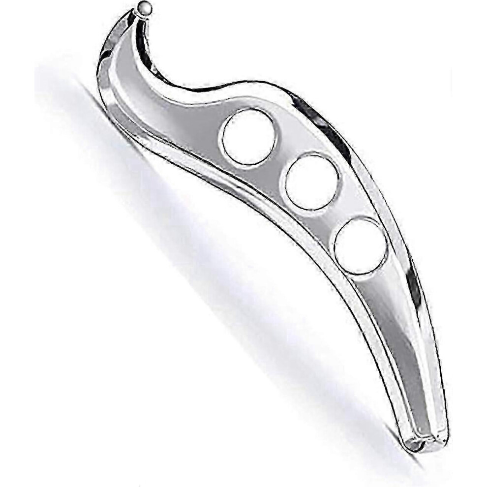 Gua Sha Tool 420 Stainless Steel Scraper for Neck, Shoulder & Back Massage Therapy