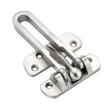 Home Security Reinforcement Door Lock, Solid Aluminum Alloy, 600 Pounds Bearing Capacity, Steel Ball Positioning