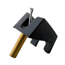 Ersatz-Tonabnehmernadel kompatibel mit Stanton 505, 500 Mk1, MkII, V3, 500A und 500AA Tonabnehmern, Schwarz, Kunststoff, Metall