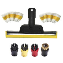 Steam Cleaner Accessories Set compatible with Karcher Easyfix SC2 SC3 SC4 SC5, Includes Nozzle Scraper, Round Brushes, Mop Cloths