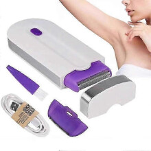 Elektrischer 2-in-1 Epilierer und Rasierer für Frauen mit USB-Aufladung, schmerzfreier Haarentfernung, hypoallergenen Klingen